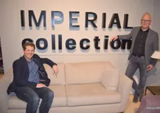 Mark Nijsse en Imko Molenbuur van Imperial Collection, een kleine meubelfabriek die zitmeubelen met een zeer hoge kwaliteit levert.